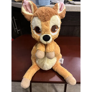 Vtg Disney World Parks 11" Bambi Deer/Fawn Plush